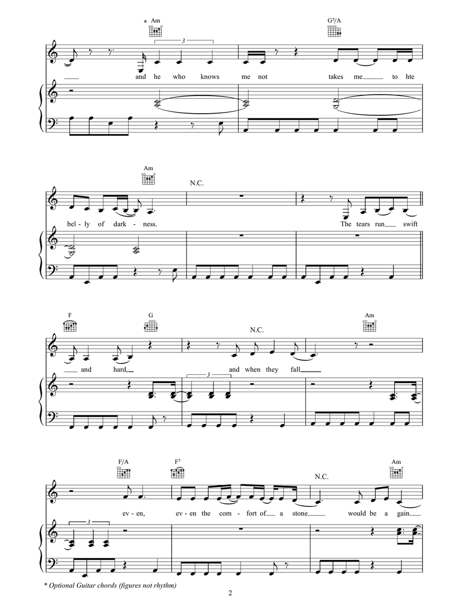 Slave Song Slave Song Acoustic Guitar scores gallery preview page 2