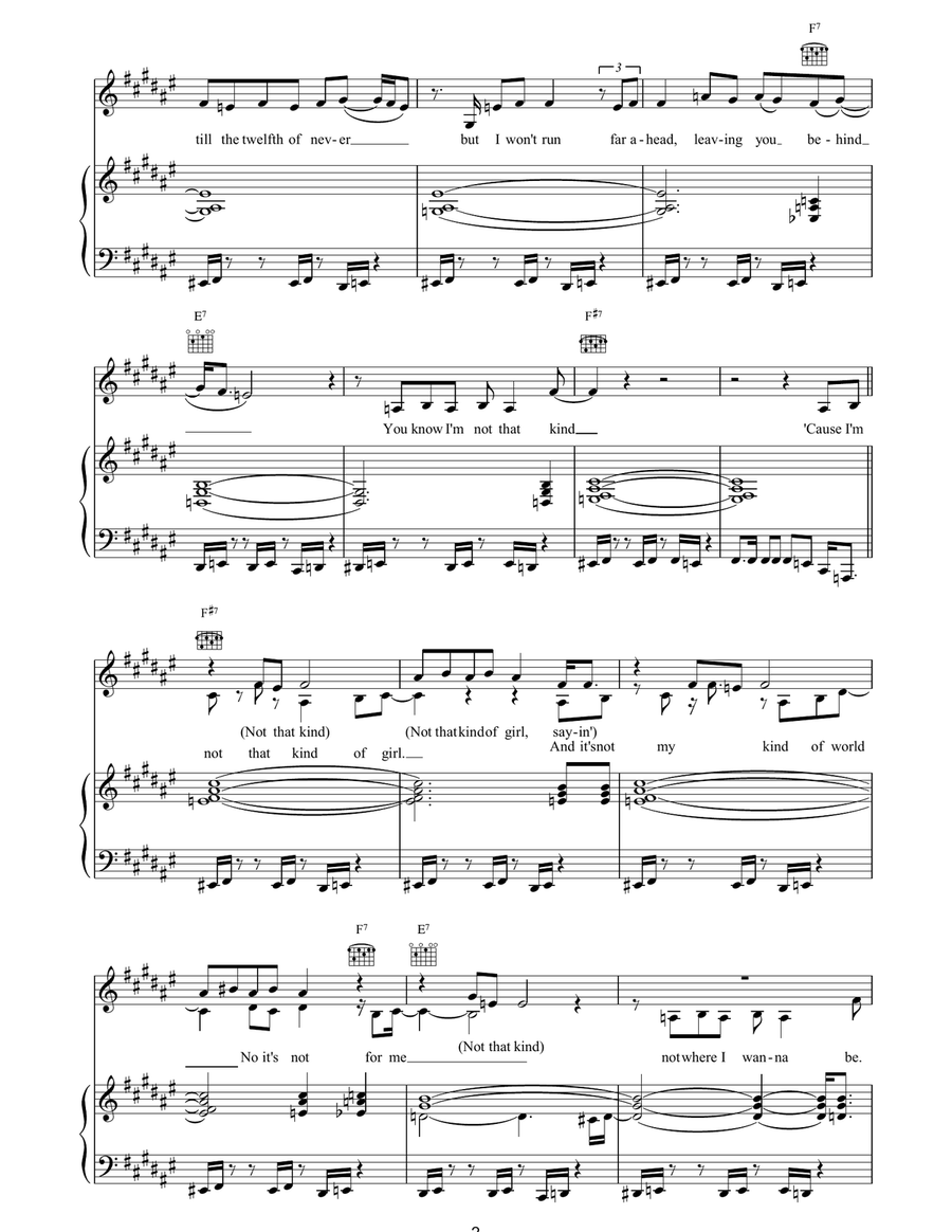 Not That Kind Not That Kind Acoustic Guitar scores gallery preview page 2