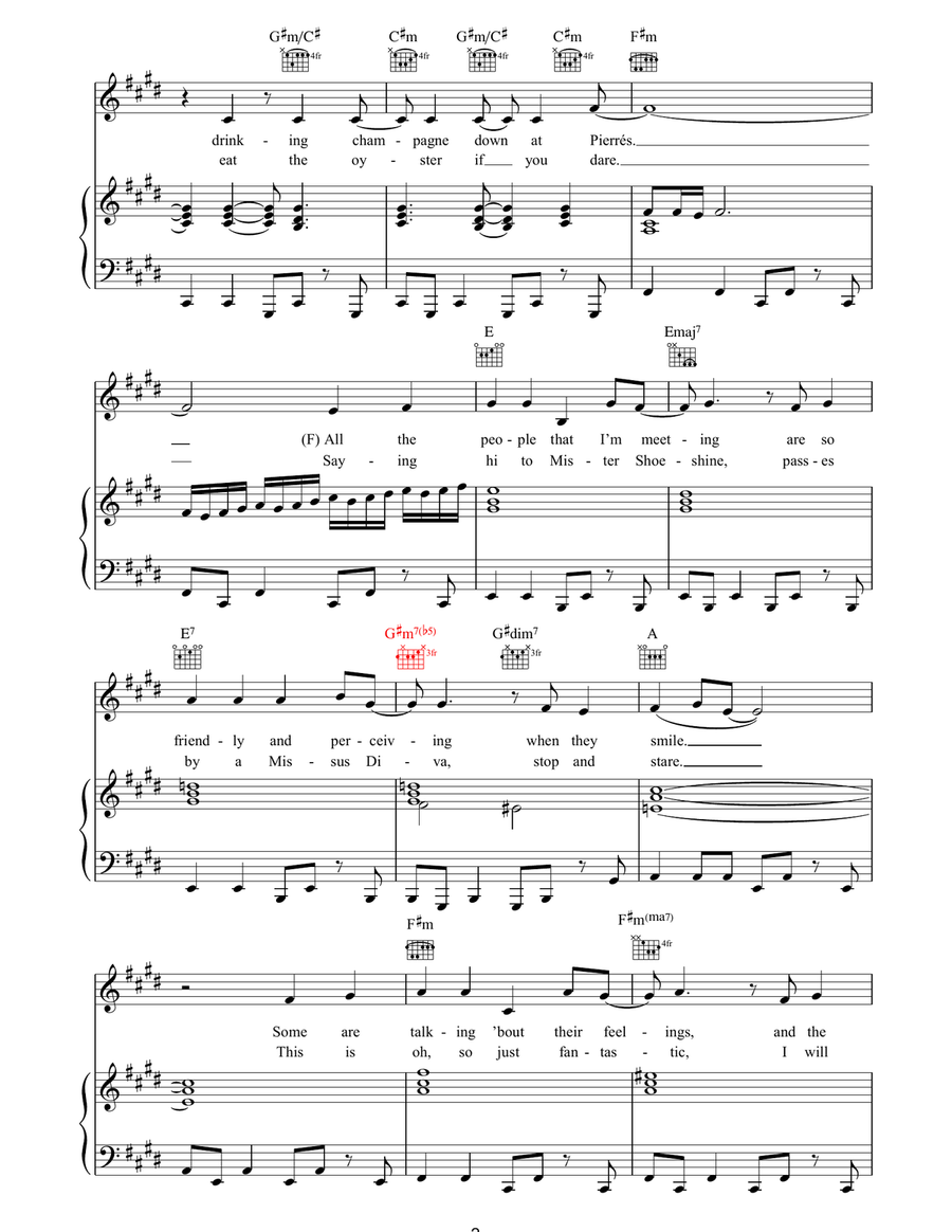 Back From Mars Back From Mars Piano, Vocal, Guitar scores gallery preview page 2