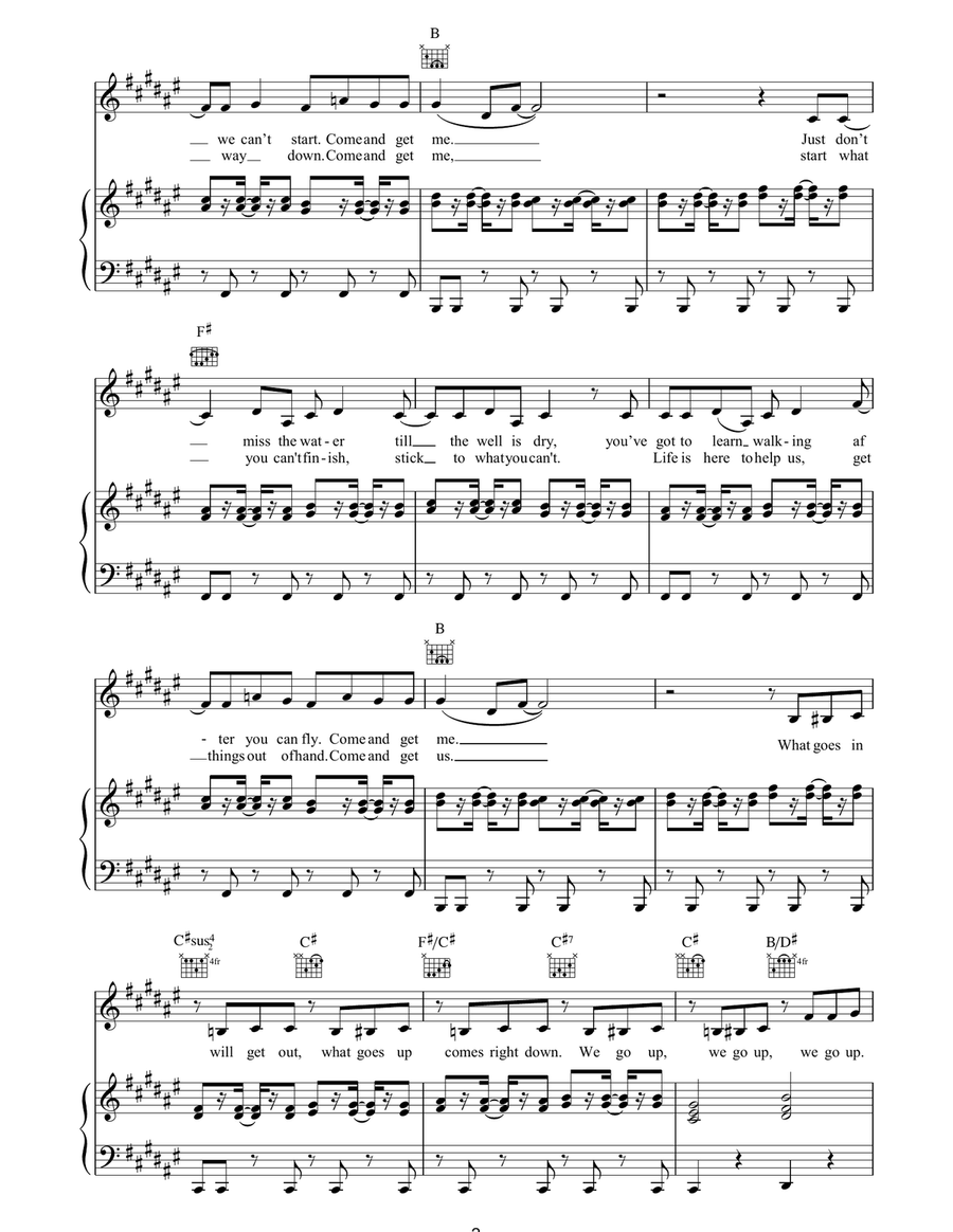 An Apple A Day An Apple A Day Piano, Vocal, Guitar scores gallery preview page 2