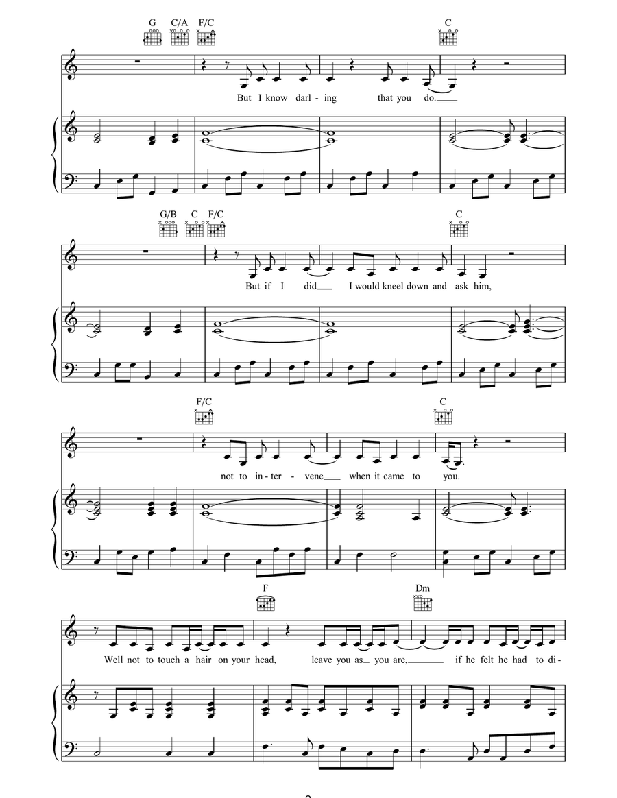 Into My Arms Into My Arms Guitar scores gallery preview page 2
