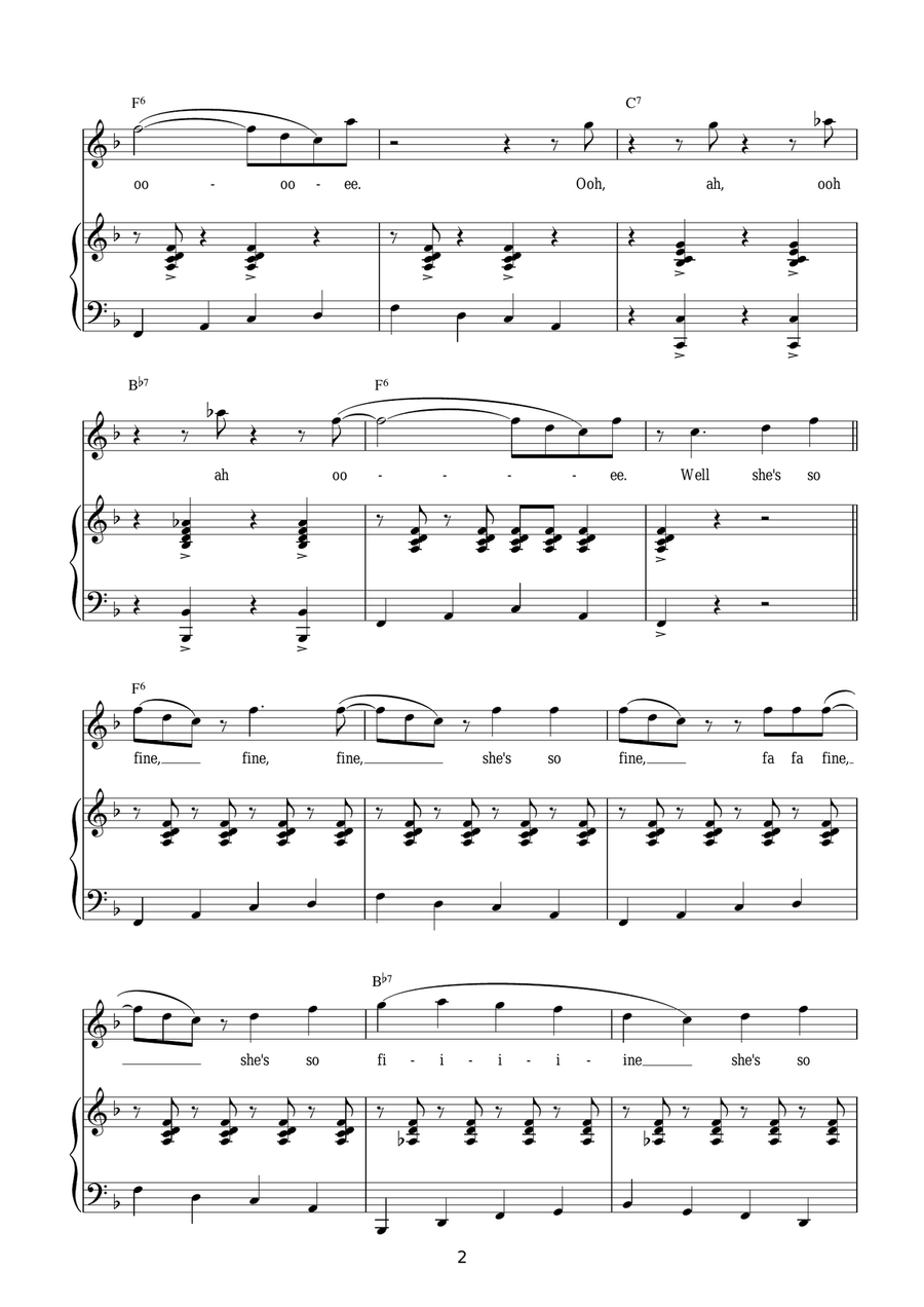 Reet Petite Reet Petite Acoustic Guitar scores gallery preview page 2