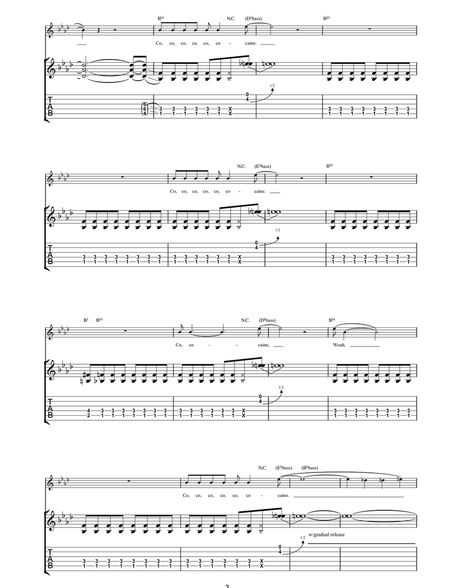 Feel Good Hit Of The Summer Acoustic Guitar scores gallery preview page 3