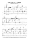 Love Song For A Vampire