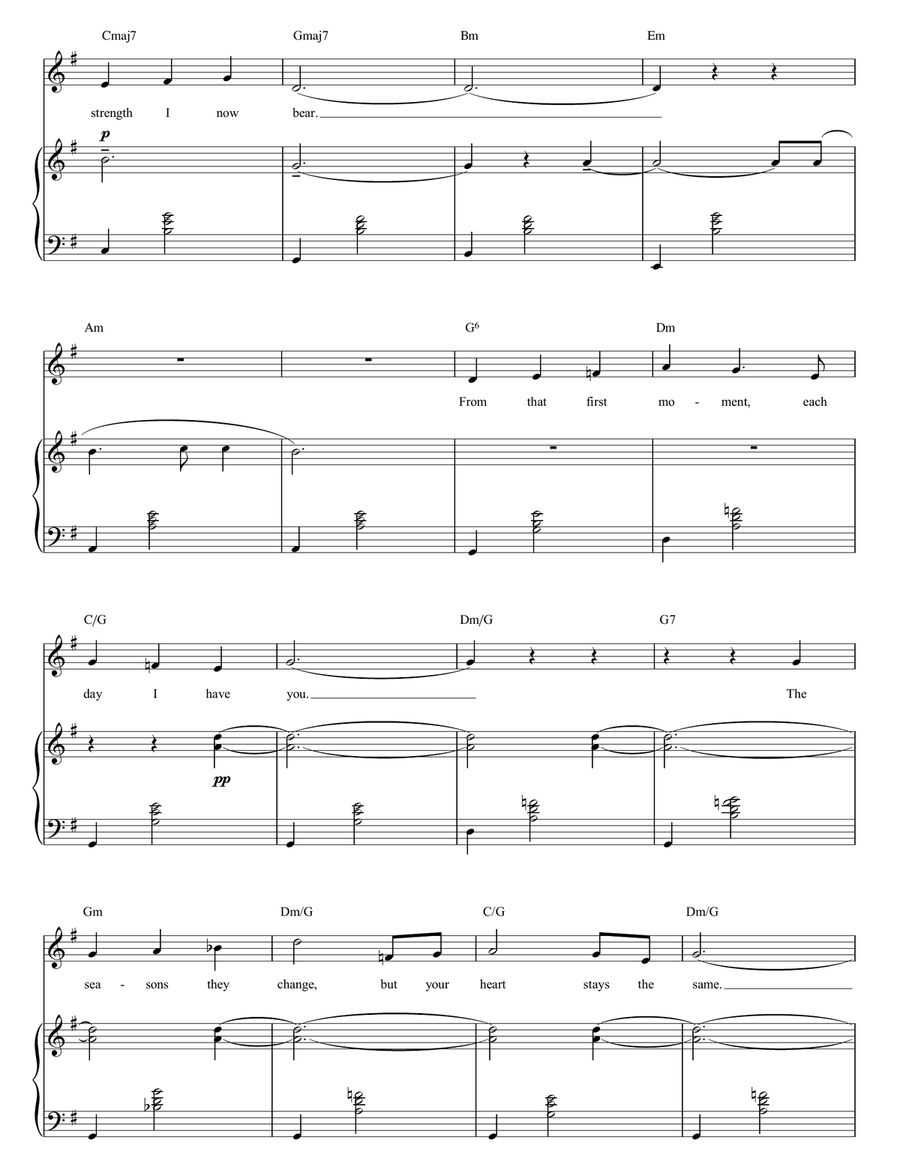 From My First Moment From My First Moment Piano, Vocal, Guitar scores gallery preview page 4