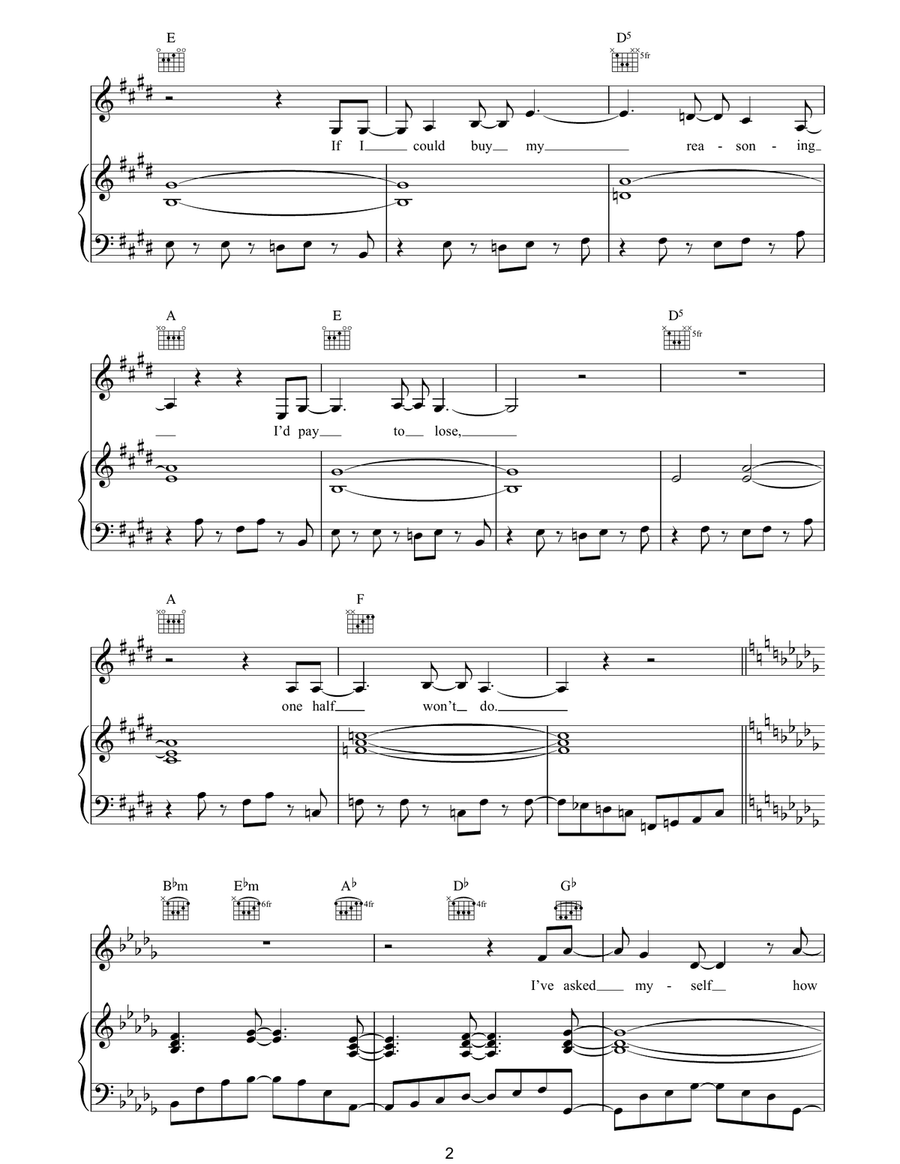 It's My Life It's My Life Piano, Vocal, Guitar scores gallery preview page 2
