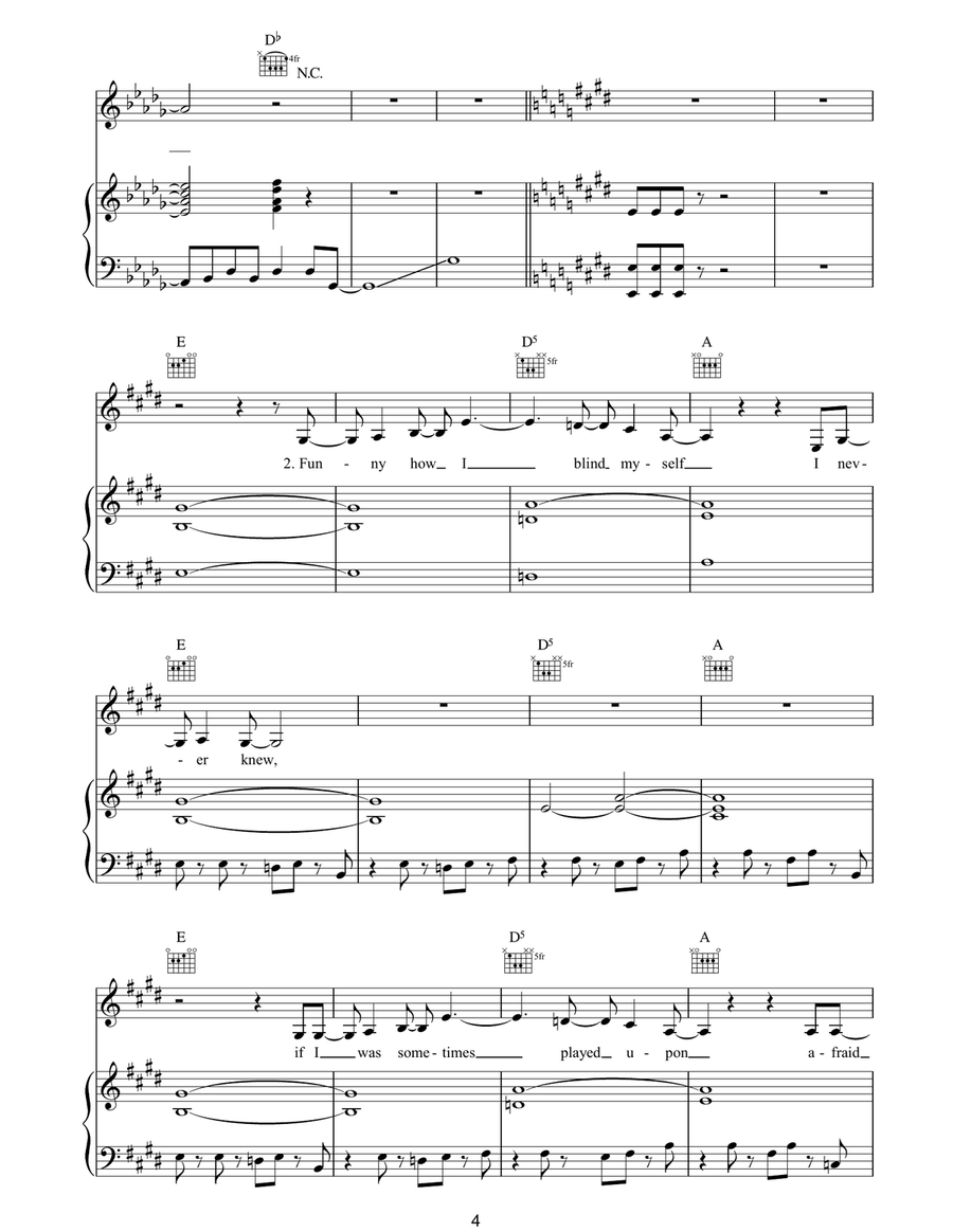 It's My Life It's My Life Piano, Vocal, Guitar scores gallery preview page 4
