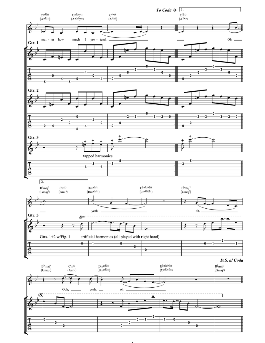 Feelin' The Same Way Feelin' The Same Way Acoustic Guitar scores gallery preview page 4