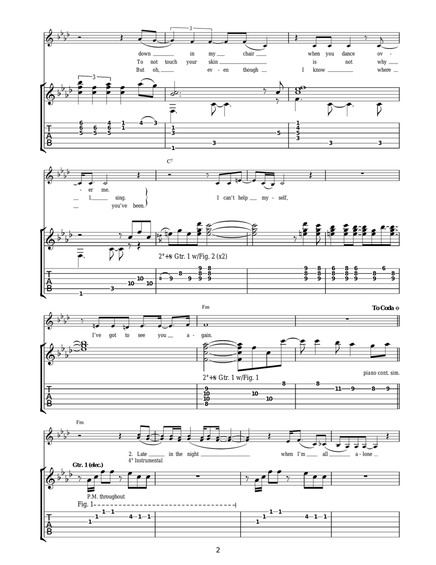 I've Got To See You Again Acoustic Guitar scores gallery preview page 2