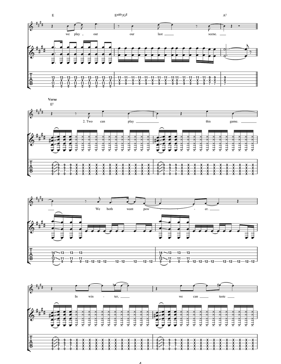 Movies Movies Acoustic Guitar scores gallery preview page 4