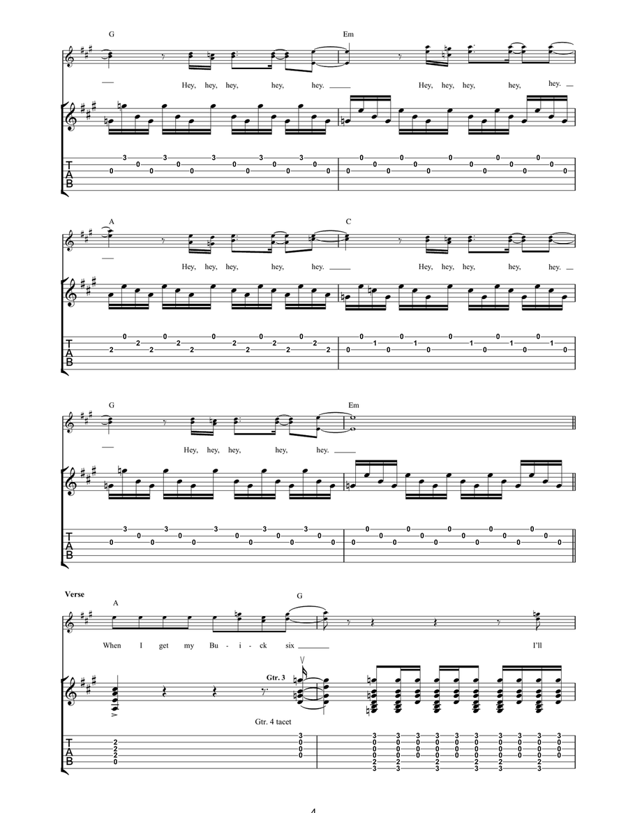 1969 1969 Acoustic Guitar scores gallery preview page 4