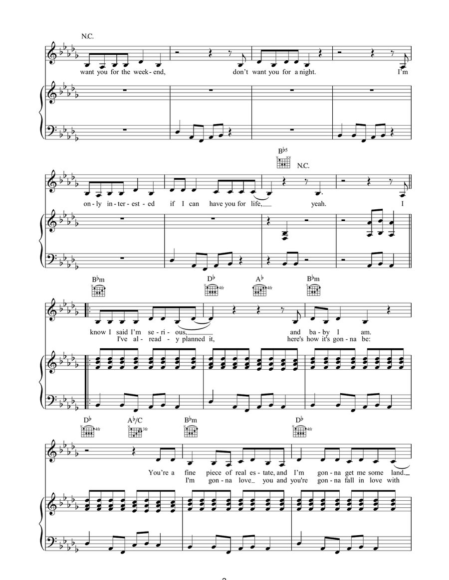 I'm Gonna Getcha Good I'm Gonna Getcha Good Piano, Vocal, Guitar scores gallery preview page 2