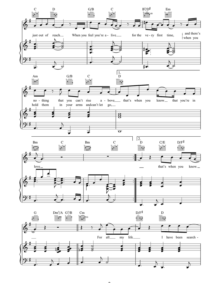 That's When You Know Acoustic Guitar scores gallery preview page 3