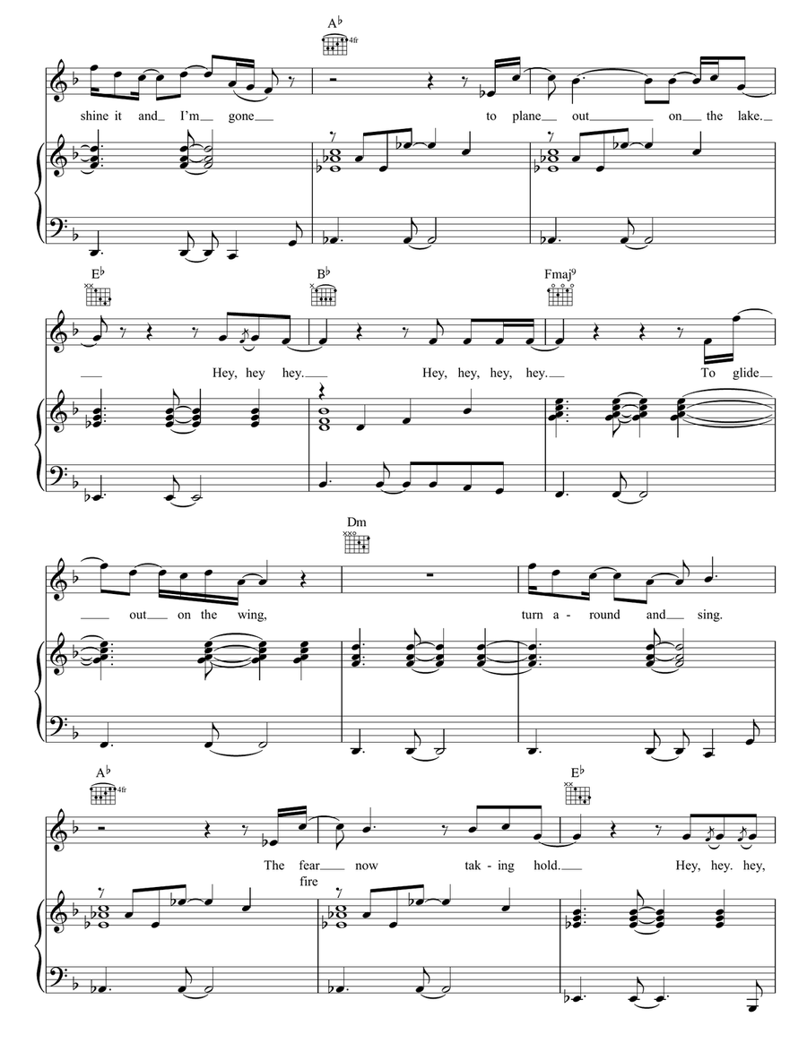 Long Distance Call Long Distance Call Piano, Vocal, Guitar scores gallery preview page 3