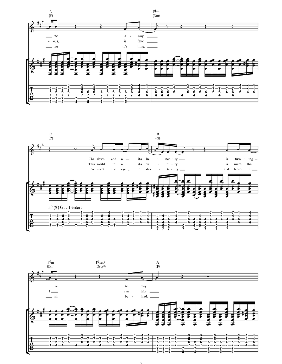 Real Love Real Love Acoustic Guitar scores gallery preview page 2