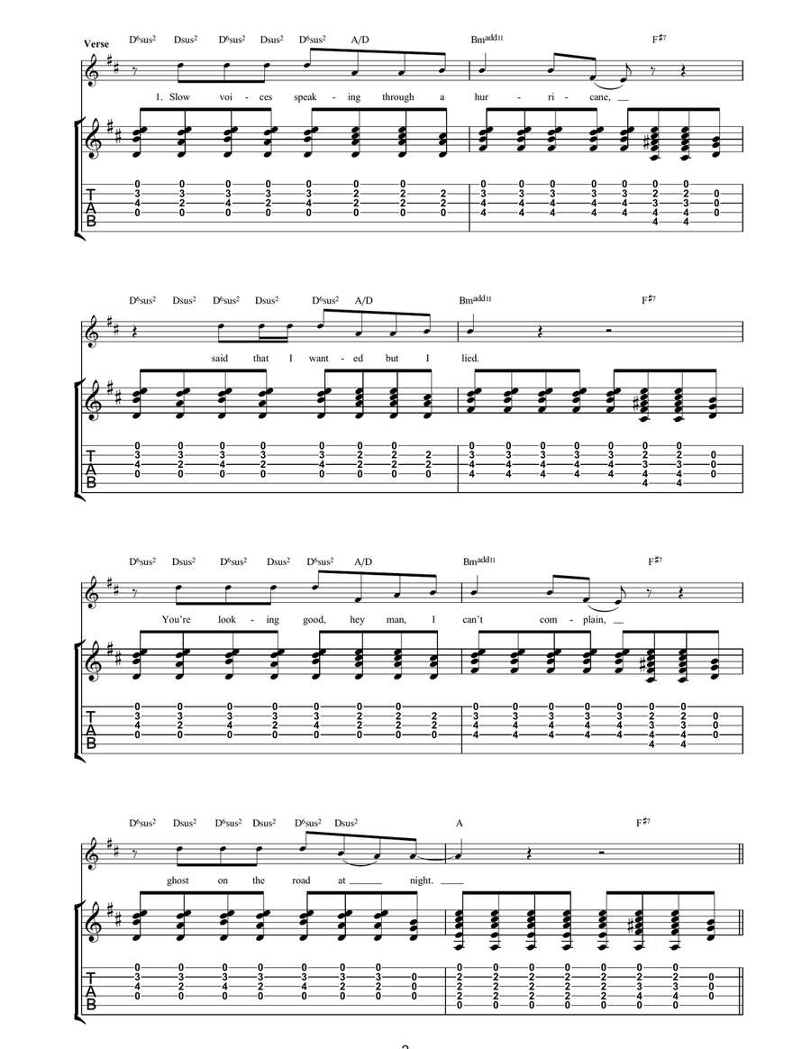 Knowhere Knowhere Acoustic Guitar scores gallery preview page 2