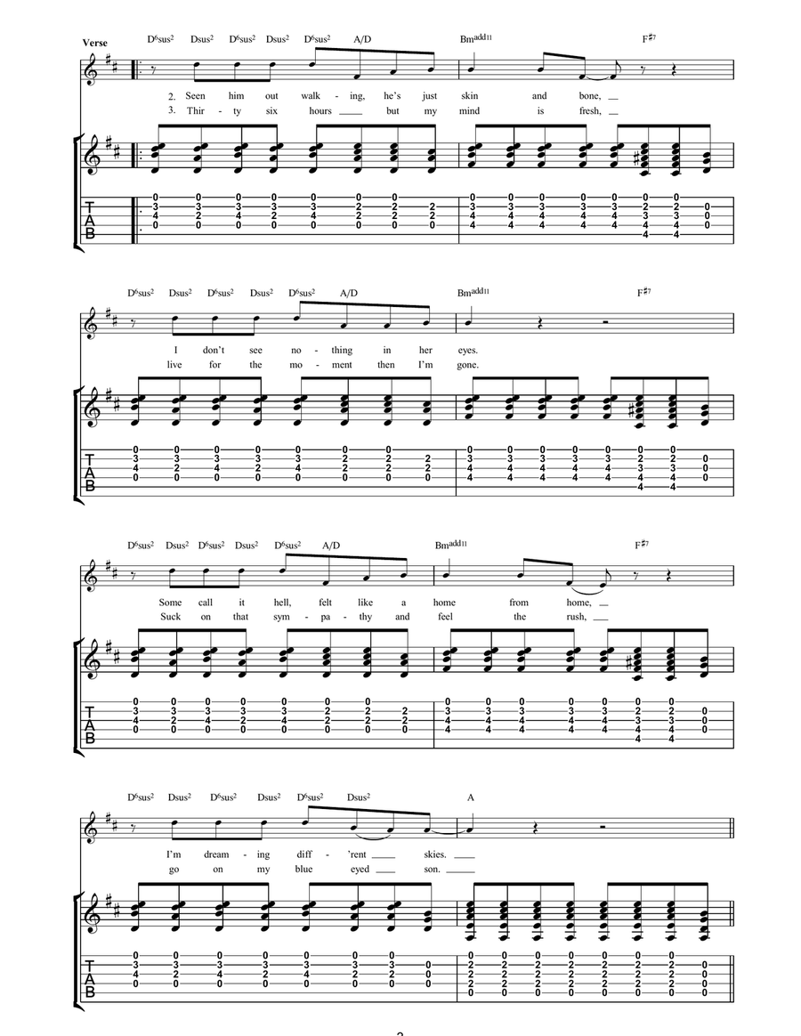 Knowhere Knowhere Acoustic Guitar scores gallery preview page 3