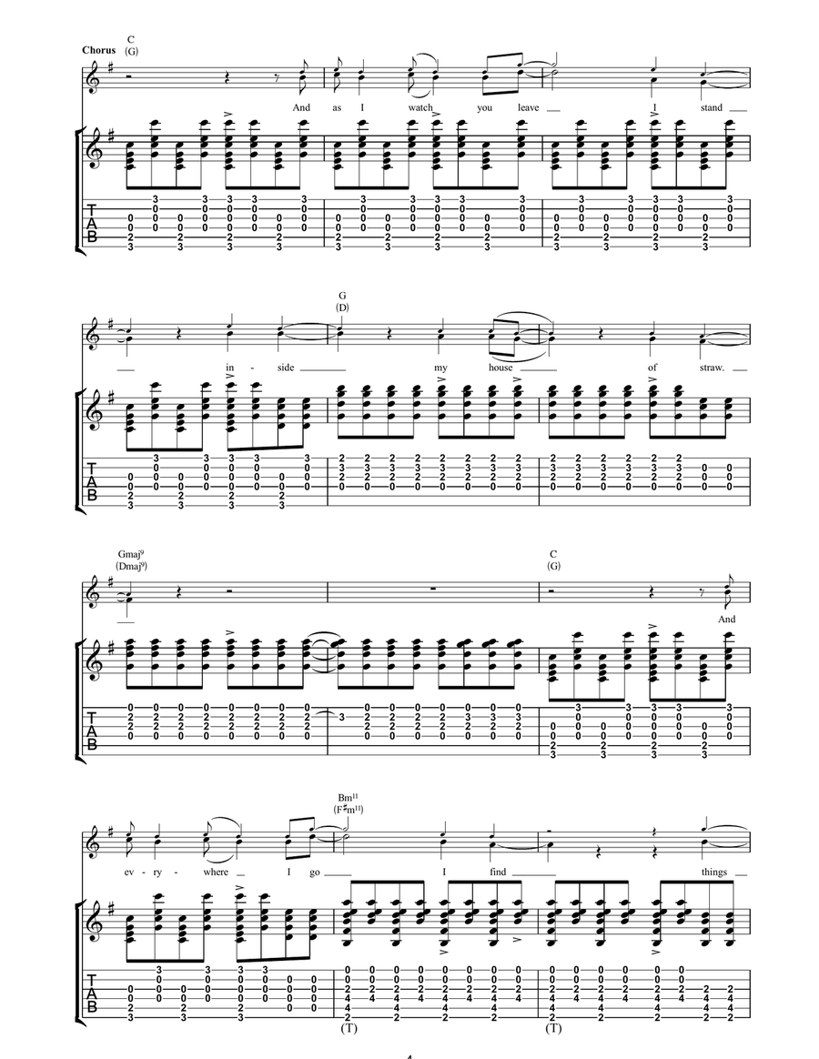 Easy Way To Cry Easy Way To Cry Acoustic Guitar scores gallery preview page 4