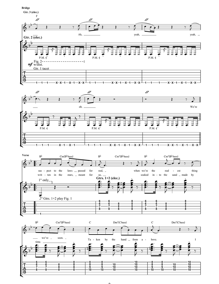 It's Written In The Stars Acoustic Guitar scores gallery preview page 3