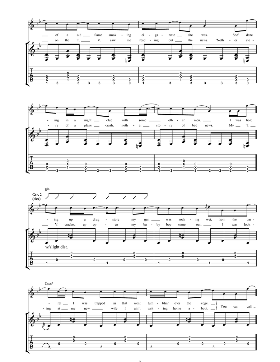 Call Me No. 5 Call Me No. 5 Acoustic Guitar scores gallery preview page 2