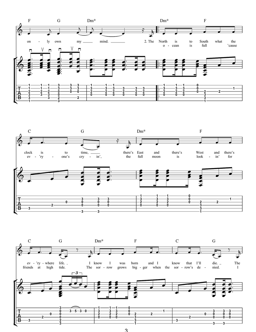 I Am Mine I Am Mine Acoustic Guitar scores gallery preview page 3