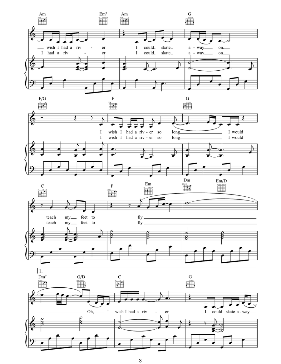 River River Acoustic Guitar scores gallery preview page 3