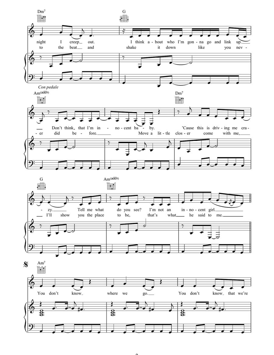 Angels With Dirty Faces Angels With Dirty Faces Piano, Vocal, Guitar scores gallery preview page 3