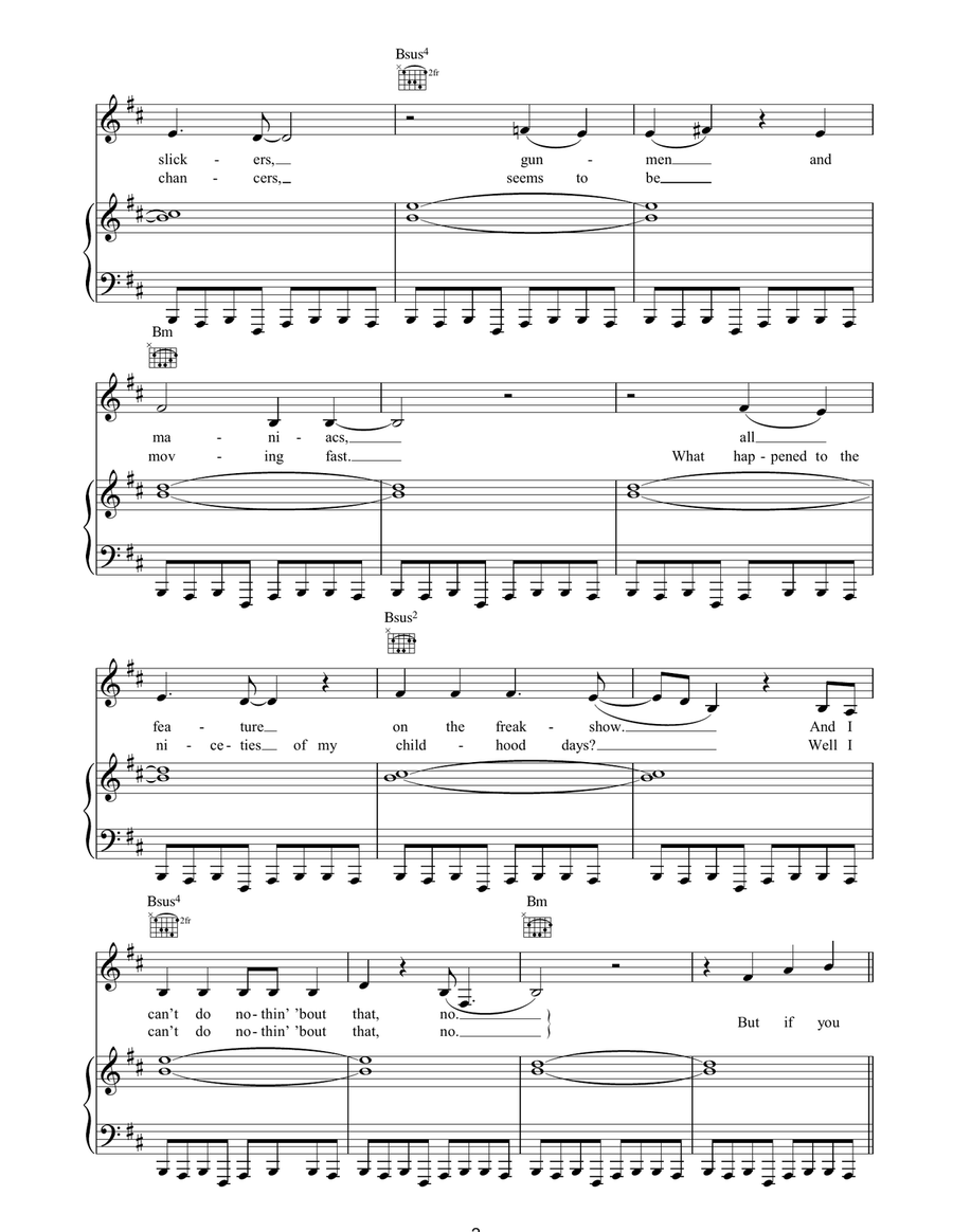 Safe From Harm Safe From Harm Acoustic Guitar scores gallery preview page 2