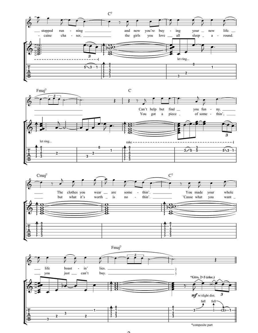 You Stole My Money Honey You Stole My Money Honey Acoustic Guitar scores gallery preview page 2