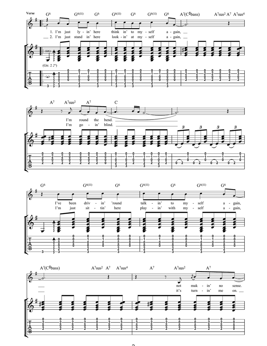 Climbing The Wall Climbing The Wall Acoustic Guitar scores gallery preview page 2