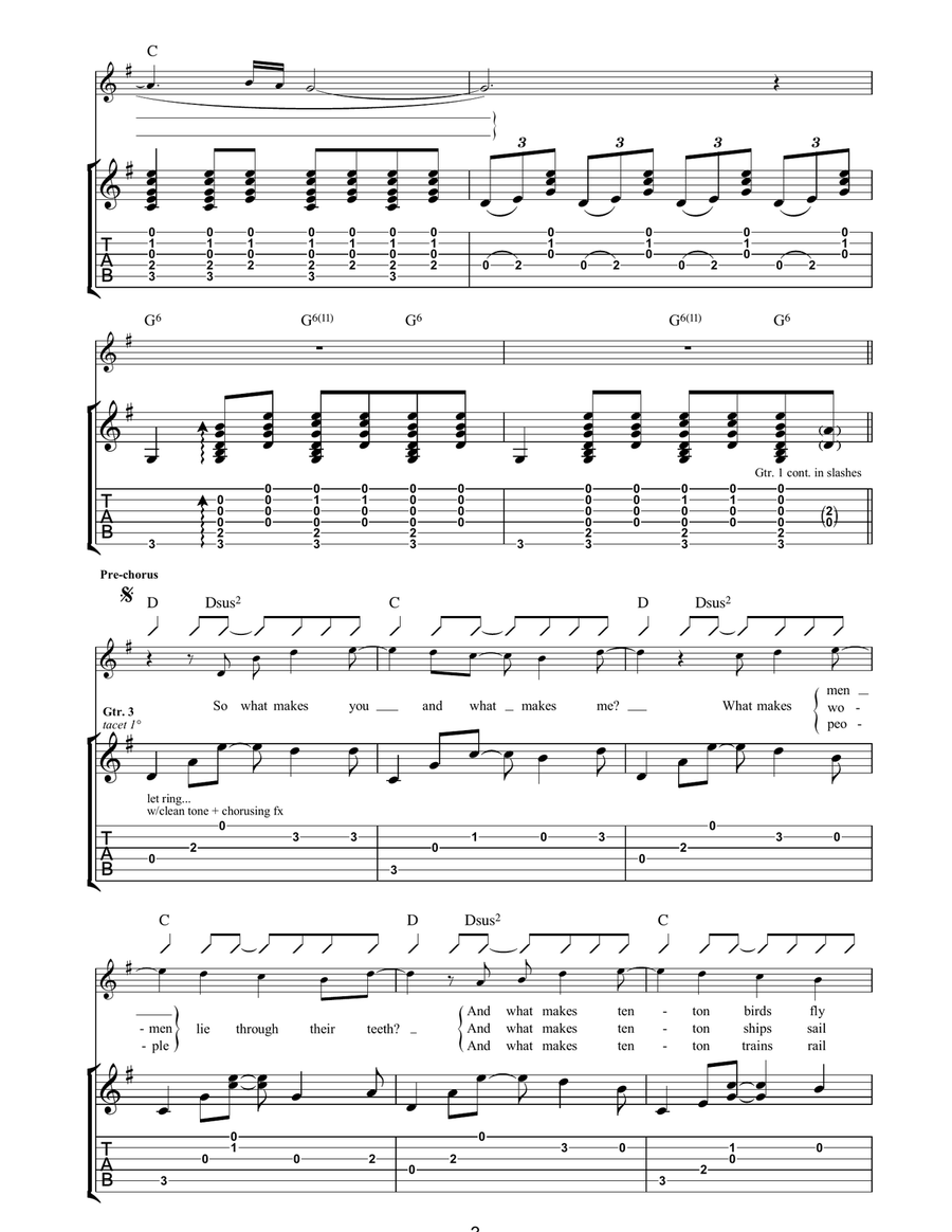 Climbing The Wall Climbing The Wall Acoustic Guitar scores gallery preview page 3