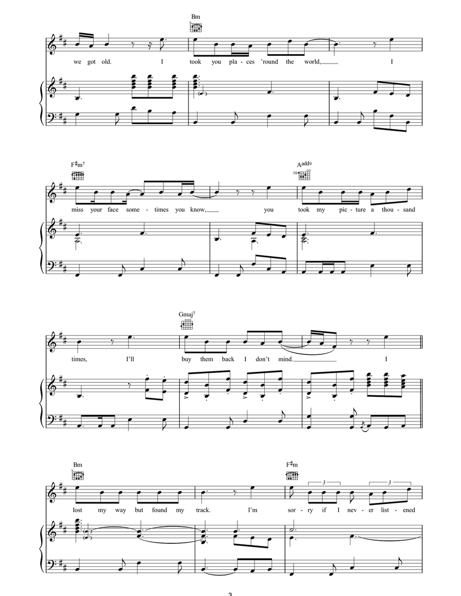 Rainbows And Pots Of Gold Piano, Vocal, Guitar scores gallery preview page 3