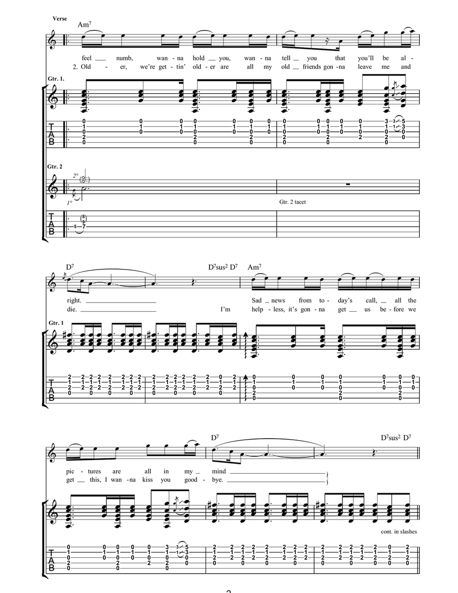 I Miss You Now I Miss You Now Acoustic Guitar scores gallery preview page 2