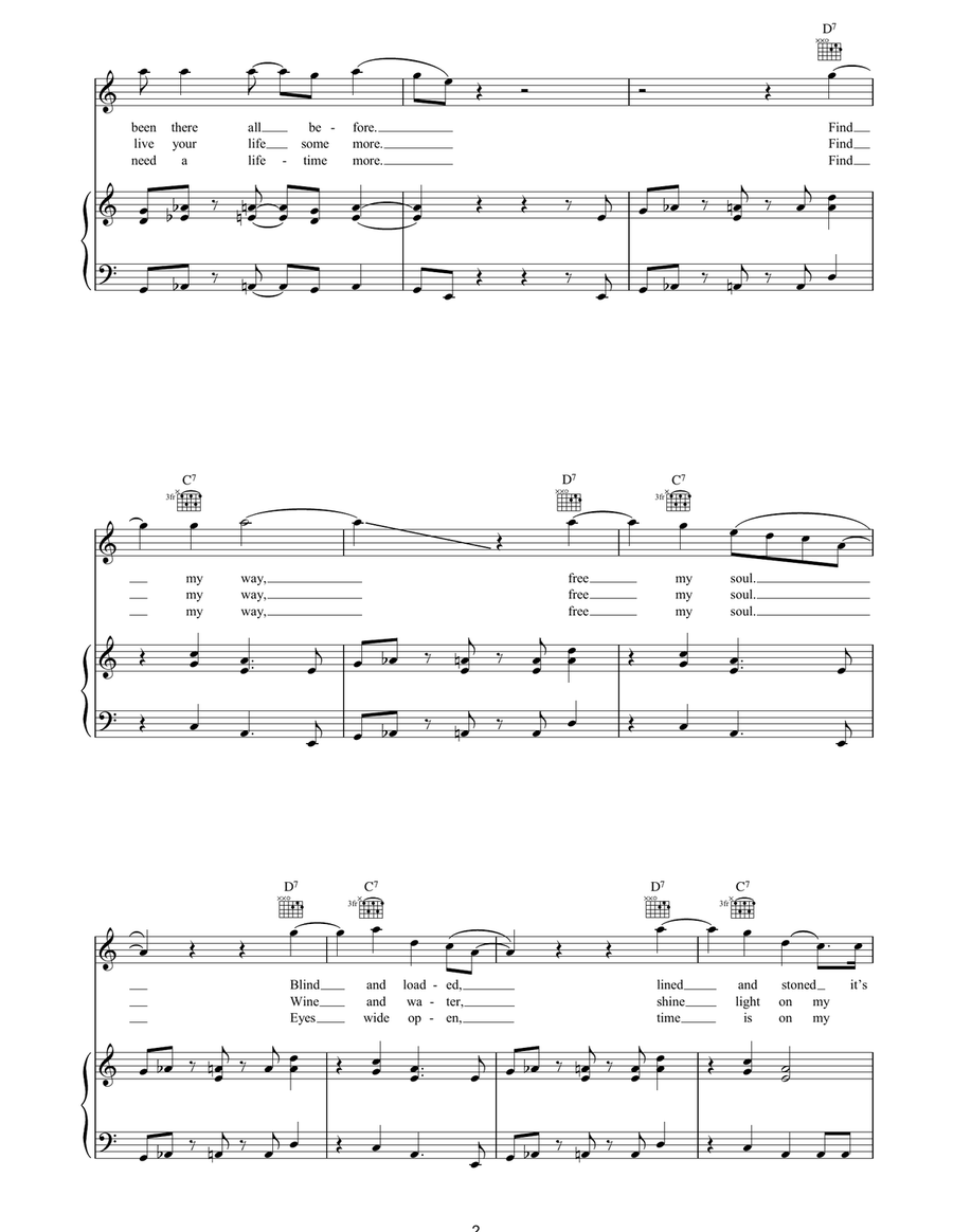 High As The Ceiling High As The Ceiling Piano, Vocal, Guitar scores gallery preview page 2