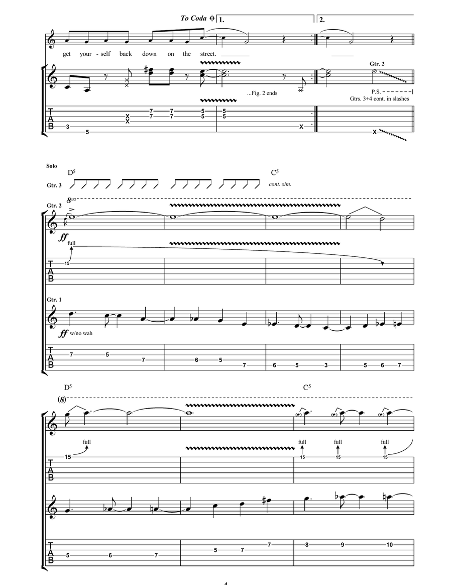 High As The Ceiling High As The Ceiling Acoustic Guitar scores gallery preview page 4
