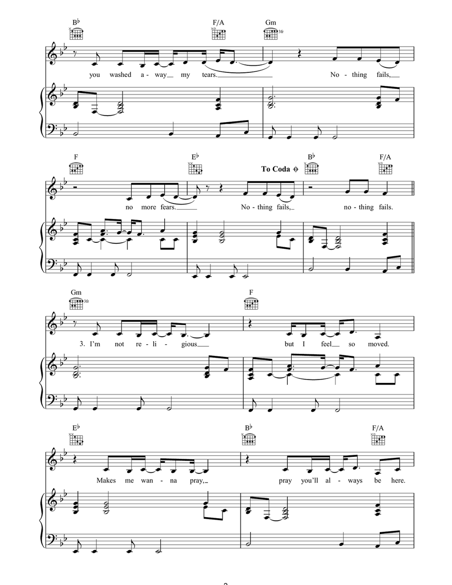Nothing Fails Nothing Fails Acoustic Guitar scores gallery preview page 3