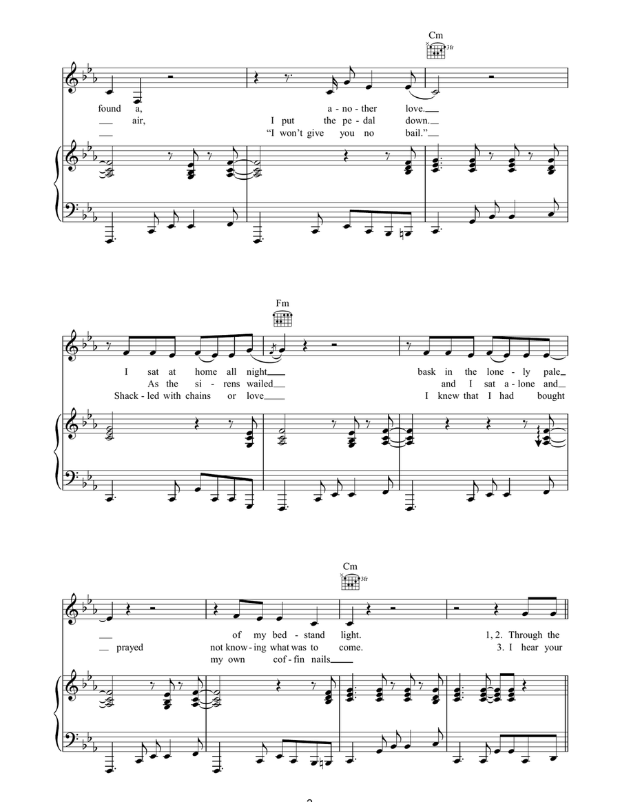 Deceptively Yours Deceptively Yours Piano, Vocal, Guitar scores gallery preview page 2