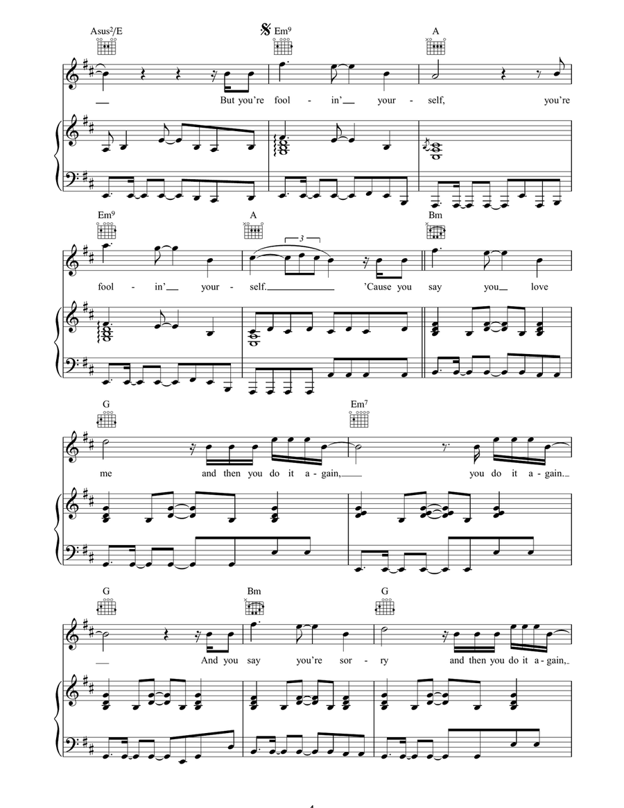 Re-Offender Re-Offender Piano, Vocal, Guitar scores gallery preview page 4