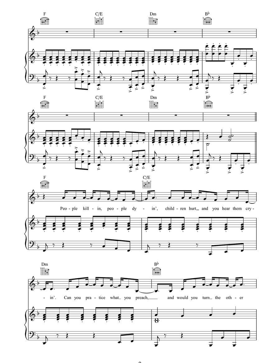 Where Is The Love Where Is The Love Acoustic Guitar scores gallery preview page 2