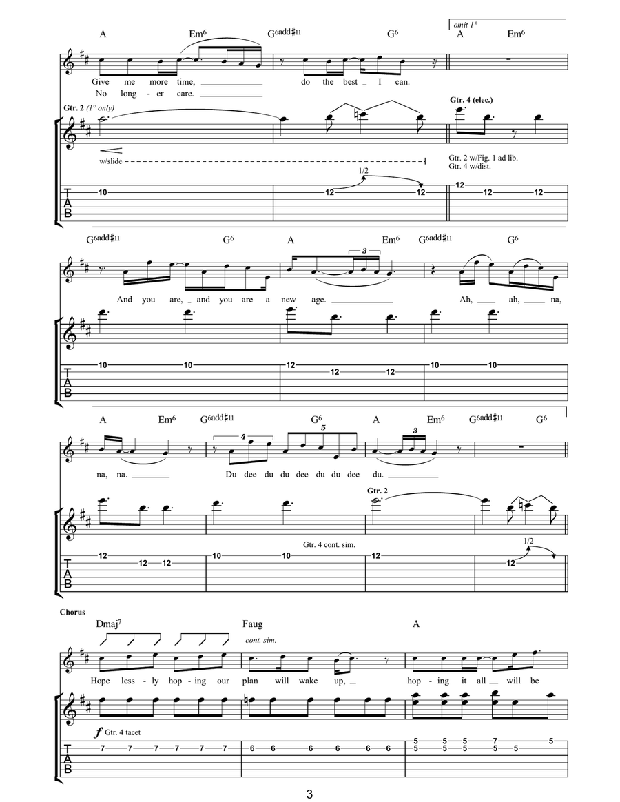 How Many Hearts How Many Hearts Acoustic Guitar scores gallery preview page 3