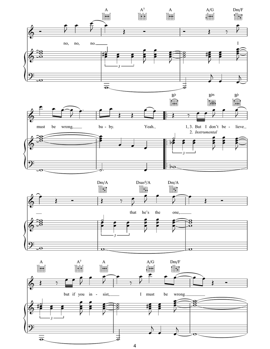 Beware My Love Acoustic Guitar scores gallery preview page 4