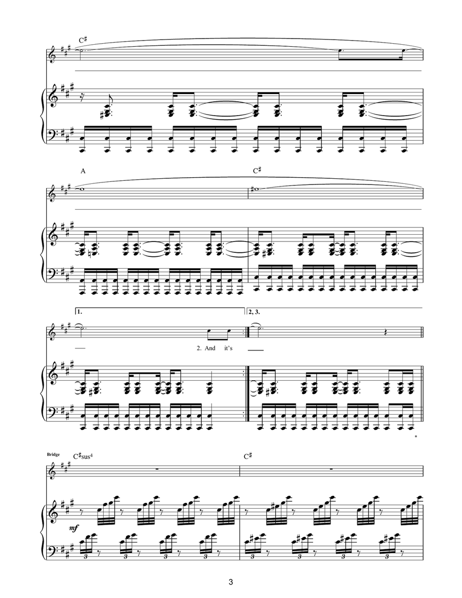 Apocalypse Please Acoustic Guitar scores gallery preview page 3
