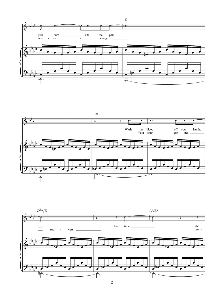 Ruled By Secrecy Acoustic Guitar scores gallery preview page 2