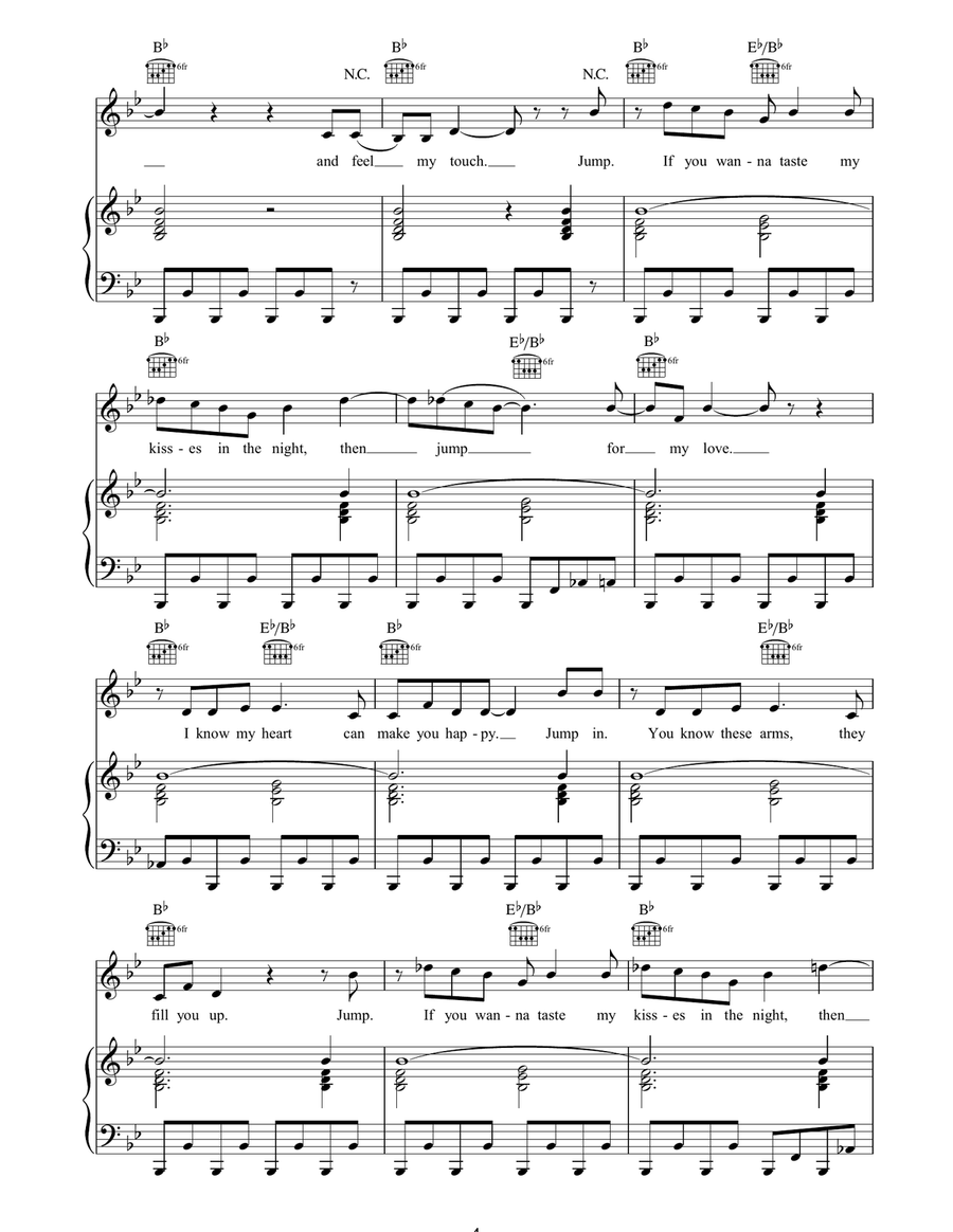 Jump (For My Love) Jump (For My Love) Acoustic Guitar scores gallery preview page 4