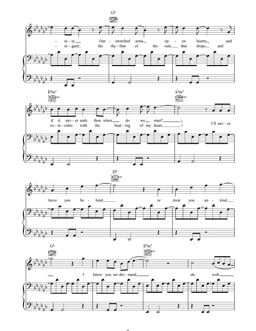 Sweetest Goodbye Sweetest Goodbye Acoustic Guitar scores gallery preview page 2