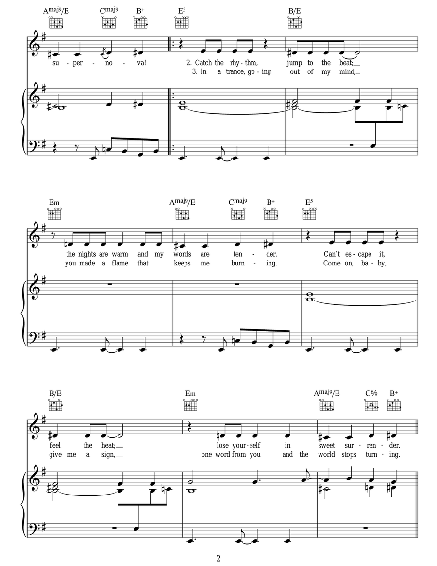 Shakalaka Baby Shakalaka Baby Piano, Vocal, Guitar scores gallery preview page 2