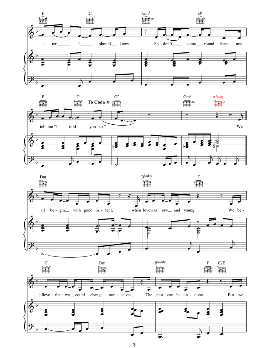Fallen Fallen Acoustic Guitar scores gallery preview page 3