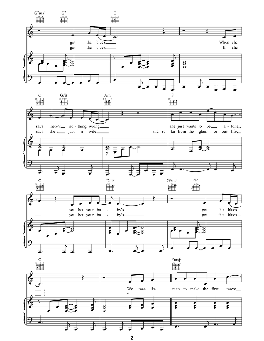 Maybe Your Baby's Got The Blues Acoustic Guitar scores gallery preview page 2
