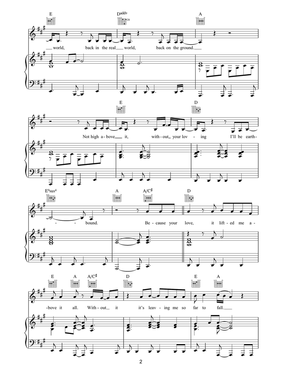 Earthbound Earthbound Piano, Vocal, Guitar scores gallery preview page 2
