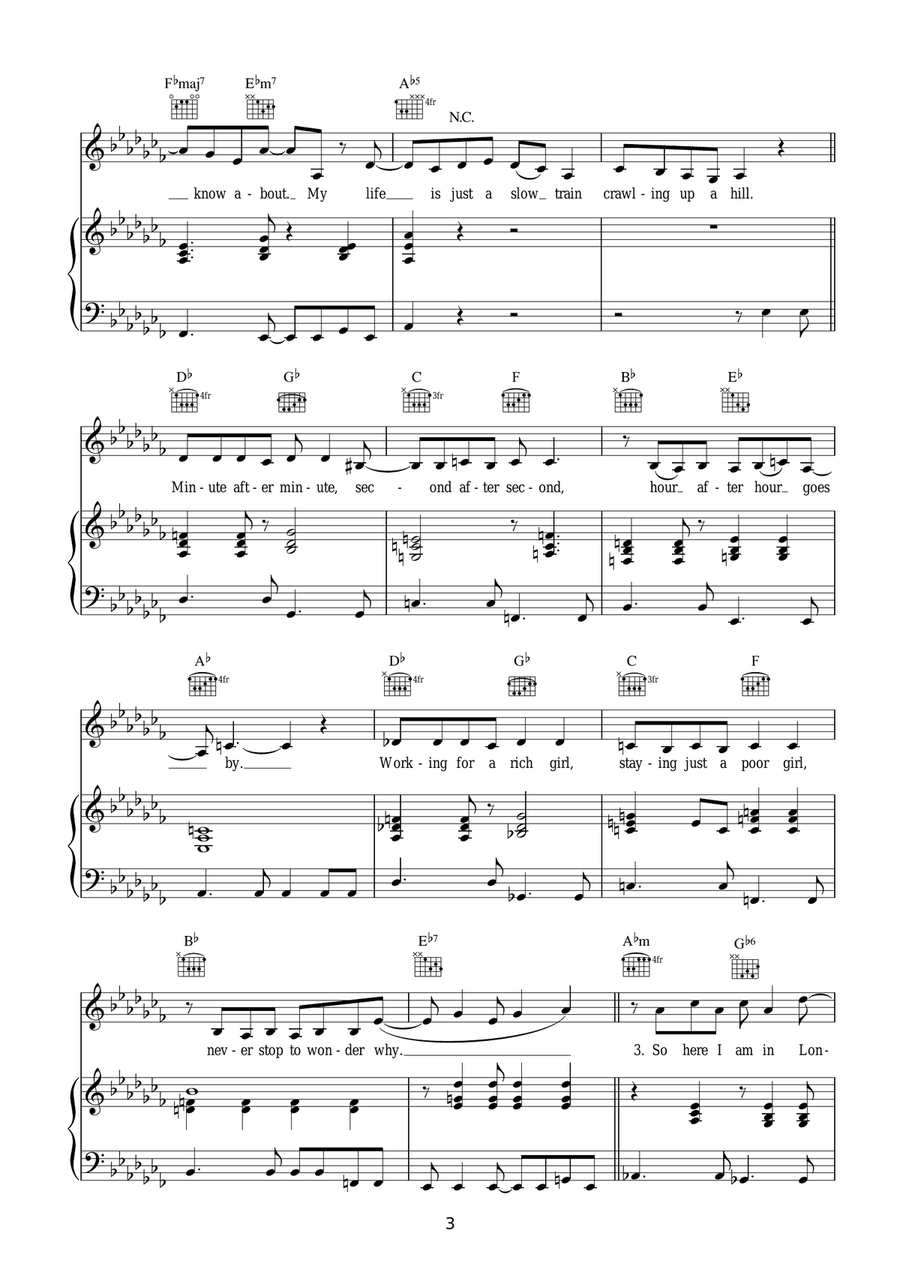 Crawling Up A Hill Crawling Up A Hill Acoustic Guitar scores gallery preview page 3